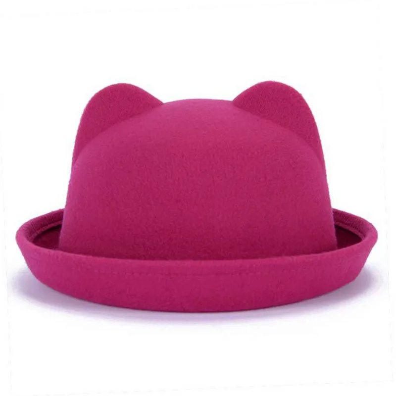 Bingyuanhaoxuan осень Для женщин шляпа Федора Кепки chapeau Femme Classic Имитация шерсти Шапки