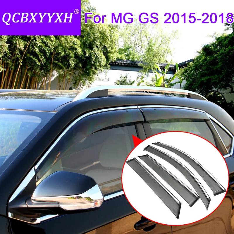 4 шт авто Стайлинг навесы укрытия окна Козырьки Защита от солнца и дождя наклейка