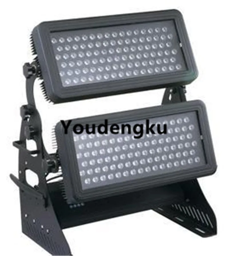 2 шт. высокого здания Яркость открытый мыть освещение 192x3 Вт IP65 DMX512 LED RGBW Шайба