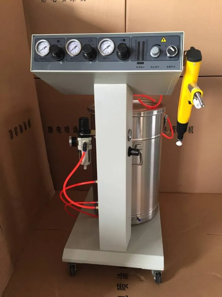 Полный набор электростатического порошкового покрытия с электростатическим порошковым пистолетом|powder coating