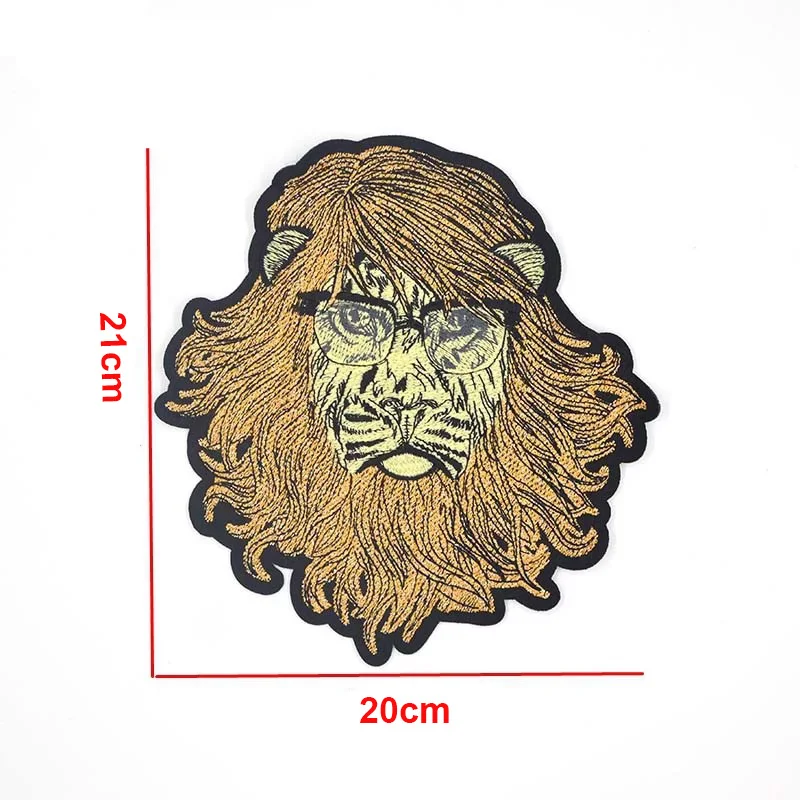 2 шт./компл. классного льва уход за кожей лица с буквами вышивка патчи Аппликации