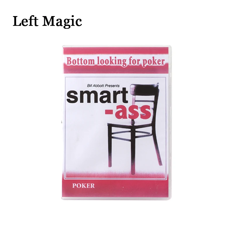 Smart Ass от Liu Qian (DVD + Deck)-магические трюки крупным планом карты сцены магический