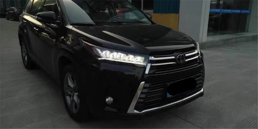 Автомобильный Стайлинг для Toyota Highlander Kluger 2018 все светодиодный головной