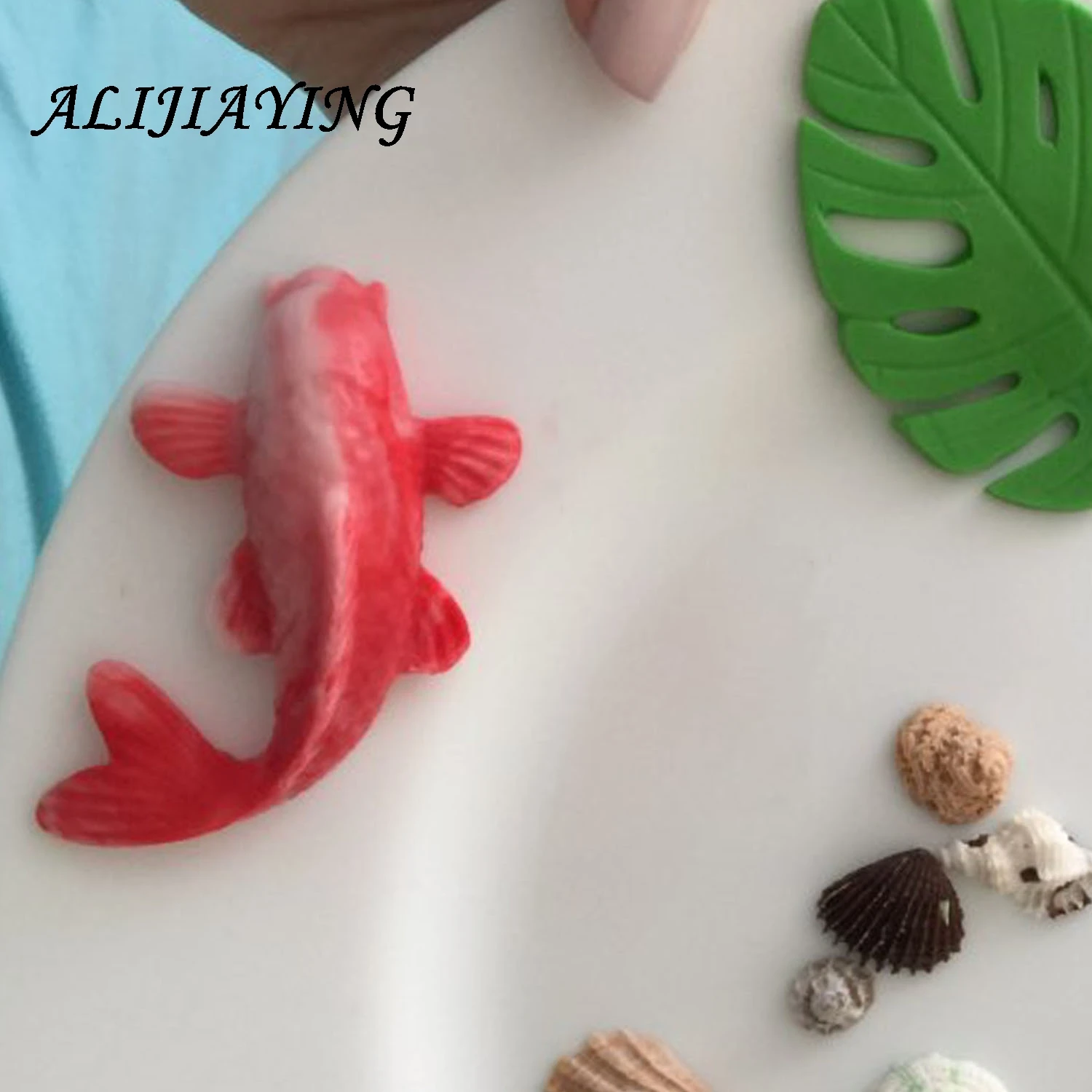 1 шт. DIY крестины рыба силиконовая форма для фонданов, шоколада в виде пирожного в чашке с украшения выпечки инструменты ручной работы мыло формы D0536