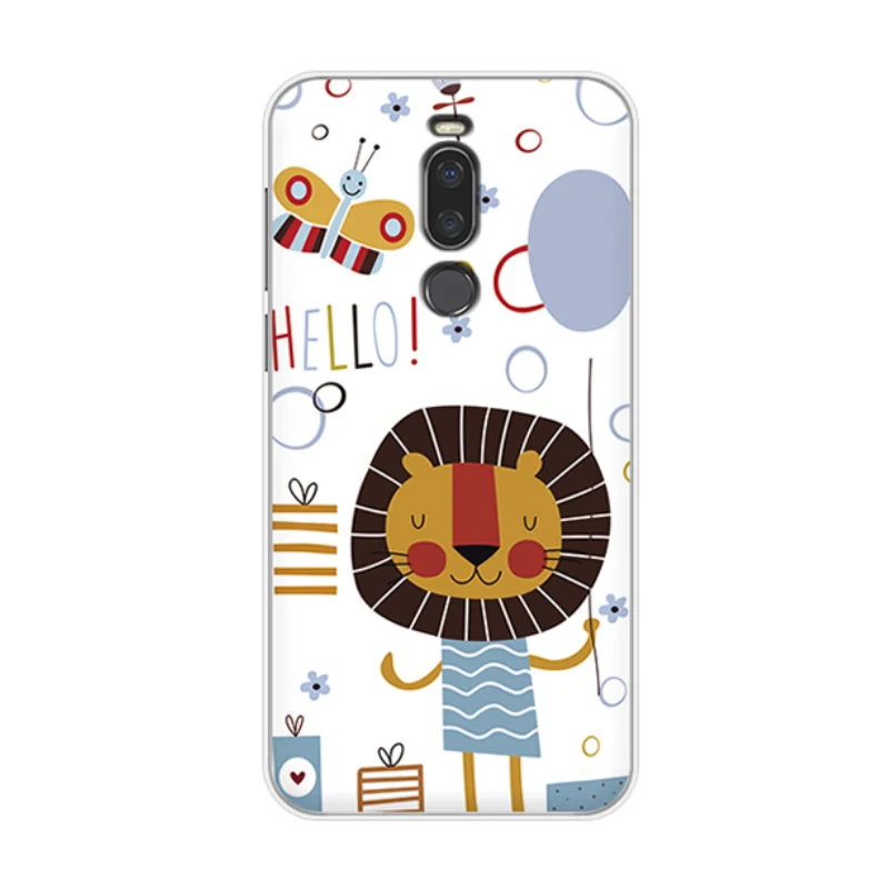 Чехол для Meizu M8, 5,7 дюймов, чехол, кошка, собака, животное, мультфильм, Мягкий силиконовый чехол из ТПУ для Meizu M8 M 8 M, чехол для телефона, чехол для MeizuM8