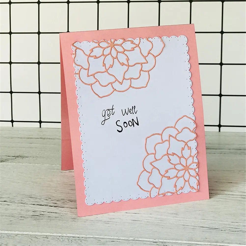 6 стилей для резки фукла квадратная рамка прямоугольная высечка металла