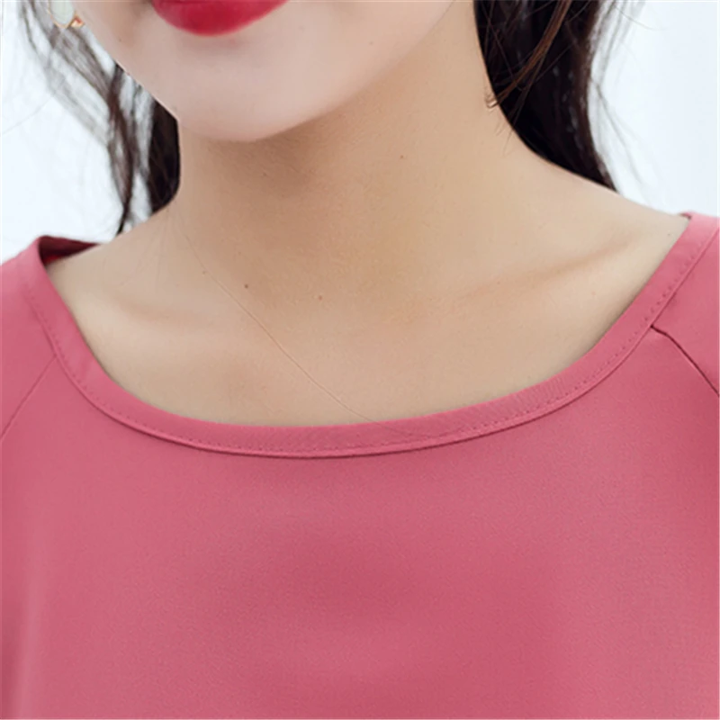 Blusas femininas 2017 Демисезонный Шифоновая блузка для Для женщин рубашка с длинным