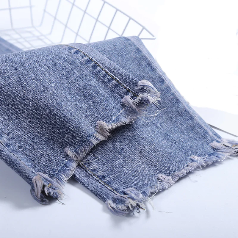 Женские джинсы 2019 джинсовые брюки синего цвета женские эластичные облегающие