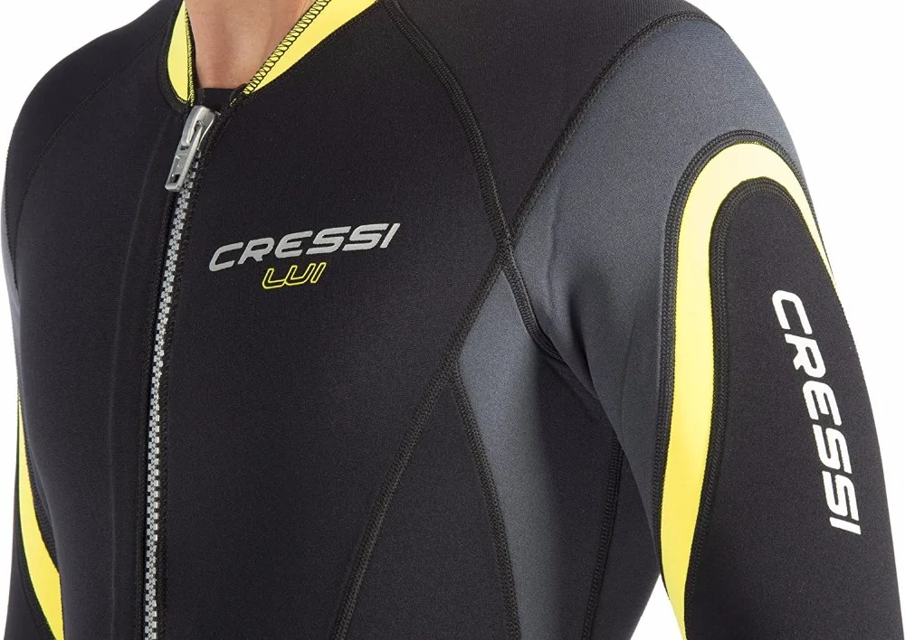 Cressi LUI 2,5 мм все-в-одном гидрокостюм для мужчин Профессиональный неопреновый гидрокостюм для подводного плавания костюм для взрослых
