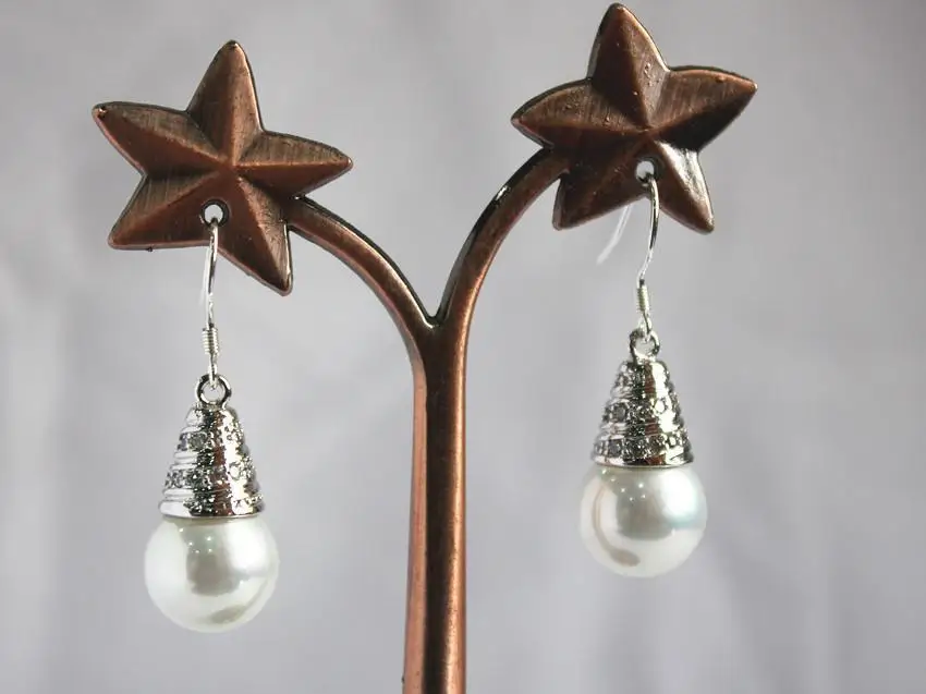 ГОРЯЧЕЕ НАДУВАТЕЛЬСТВО-красивый Серебряный Позолоченный 12 мм белый корпус