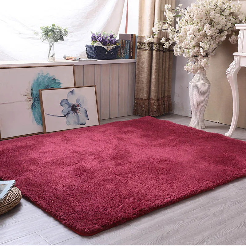 YR10 Washable Children Crawling Pad Home Living Room Bedroom Decorative Carpet Simple Solid Color Mat Baby Play Mat Children's Rug - Цвет: YR10