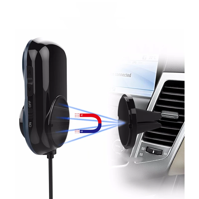 Bluetooth fm передатчик беспроводной радиоадаптер без рук с QC3.0 умный двойной USB порт