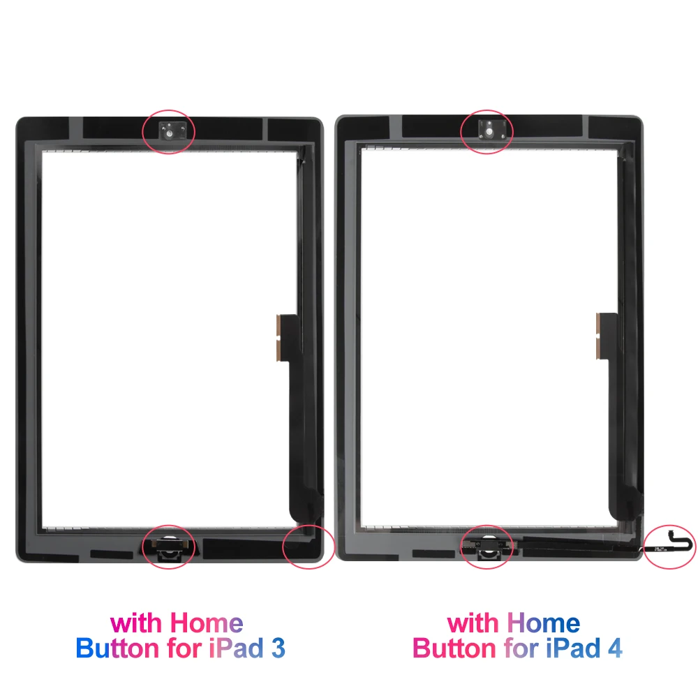 9," Сенсорный экран для iPad 3 4 iPad3 iPad4 A1416 A1430 A1403 A1458 A1459 A1460 планшета Сенсор Стекло Панель