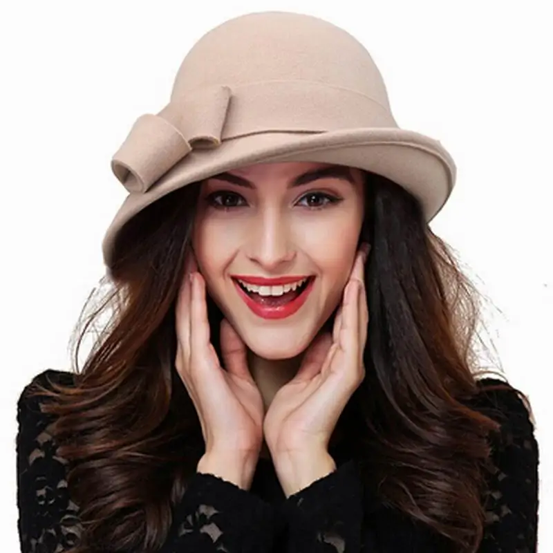 New Arrival Wool hat Autumn Winter Noble European American Elegant Girls Fashion Cap Ladies Bucket Hat Women Wool Fedora Hat
New Arrival Wool hat Autumn Winter Noble European American Elegant Girls Fashion Cap Ladies Bucket Hat Women Wool Fedora Hat