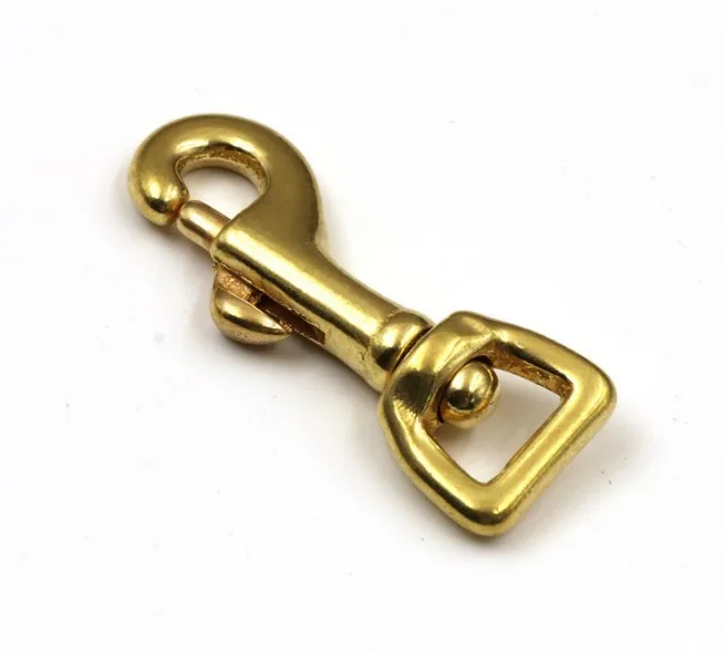 2x Карабин из меди прямоугольной формы с поворотным кольцом для крепления квадратных сумок, палаток для животных, поводков, кольца для ключей. Свободная доставка. ГОРЯЧО.