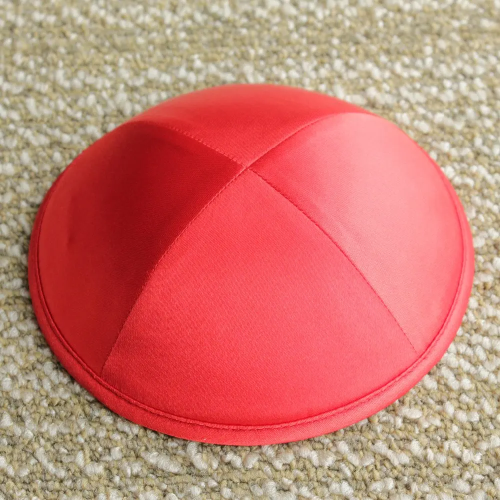 Сатин kippot еврейский Yarmulke Kippah Kippot Череп шапки 19 см | Аксессуары для одежды