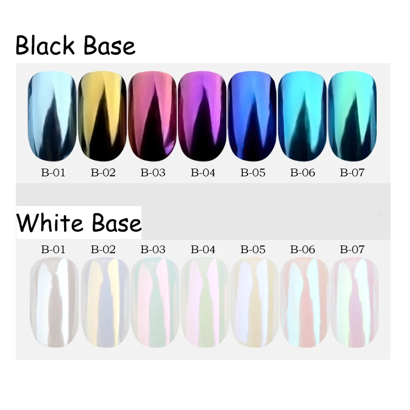 MIOBLET 2 г/кор. Хамелеон Блестящий лак для ногтей зеркальная пудра пигмент пыль