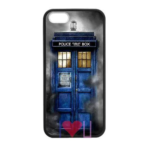 Tardis Доктор Кто Старинные кожи мобильного телефона крышки случая подходит для