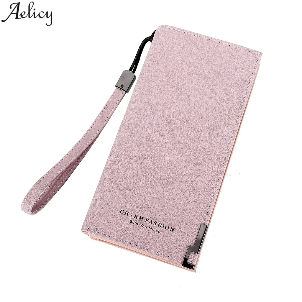 Aelicy женский летний откидной кошелек из искусственной кожи держатель для карт