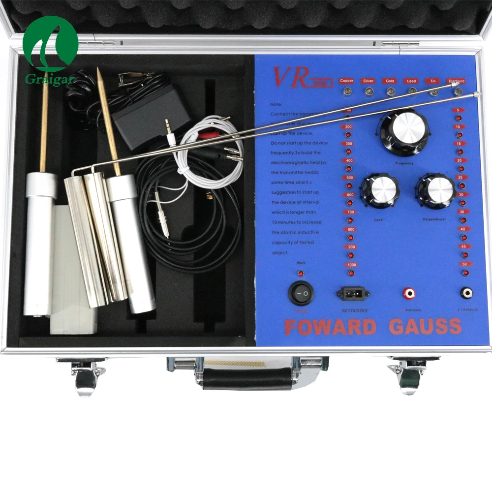 Подземный золотоискатель большого радиуса действия детектор золота VR9000 для