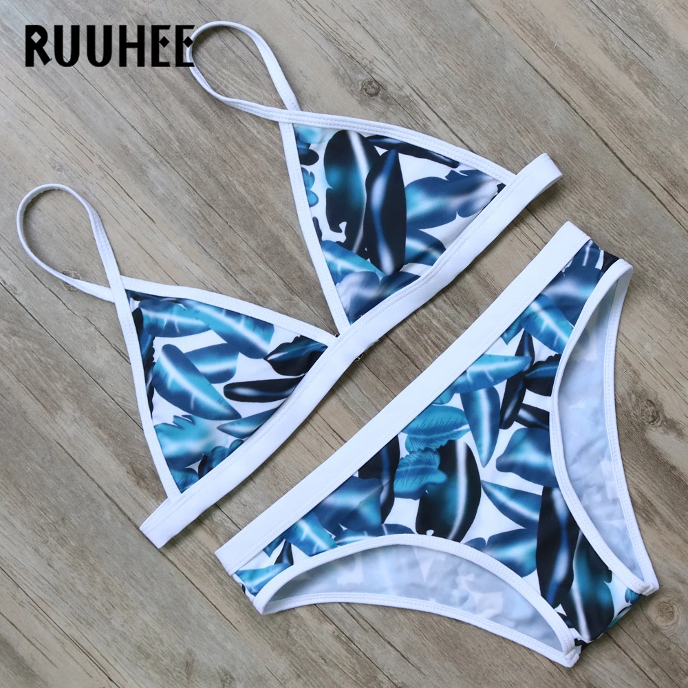 RUUHEE, бикини, купальник, женский купальник, комплект бикини, купальный костюм, пуш-ап, женская пляжная одежда с подкладкой, купальник для женщин, Большая распродажа
