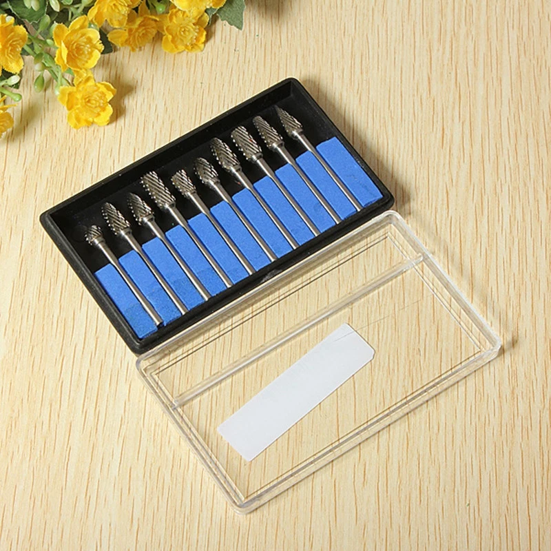 Новинка 10 шт. 1/8 дюйма аксессуары для ЧПУ Фрезерный резак из карбида вольфрама