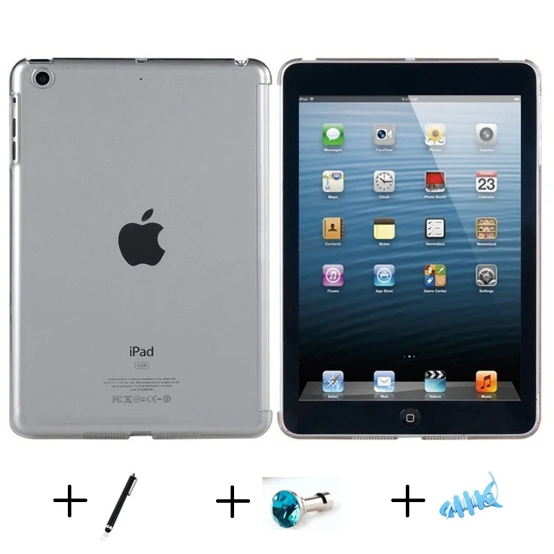 QUWIND прозрачный кристально мягкий чехол из ТПУ для iPad 2 3 4 Pro 10 5|Чехлы планшетов и