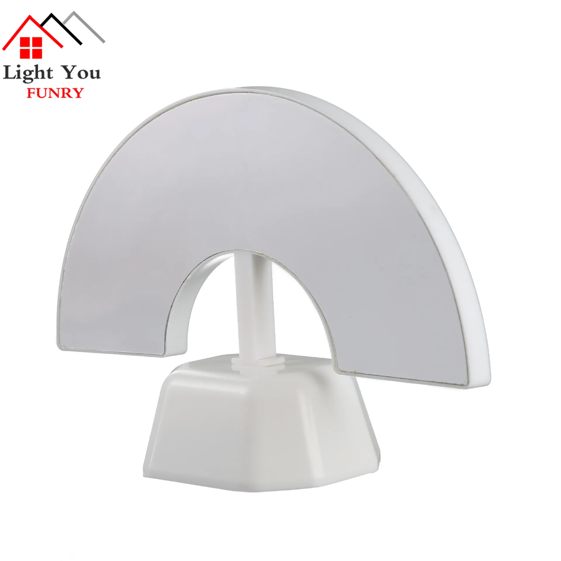 LED 3D Радужное зеркало туннельное освещение двухстороннее яркое украшение для