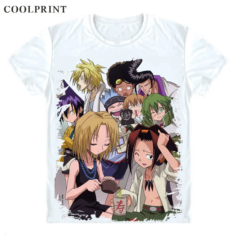 Style 9 Asakura Yoh Asakura Yo футболка Shaman King Hiroyuki Takei Shaman Kingu Повседневная футболка премиум-класса футболки с короткими рукавами и принтом - Цвет: Style 9