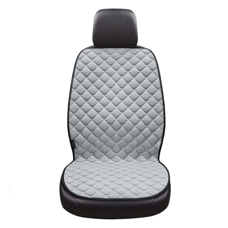 GRAY-1PCS AUTOYOUTH 12 В подогрев сидений чехлы на автомобильные сиденья накидка на сиденье автомобиля накидки на сиденья автомобиля подогрев сидений автомобиля чехол на кресло - Название цвета: GRAY-1PCS