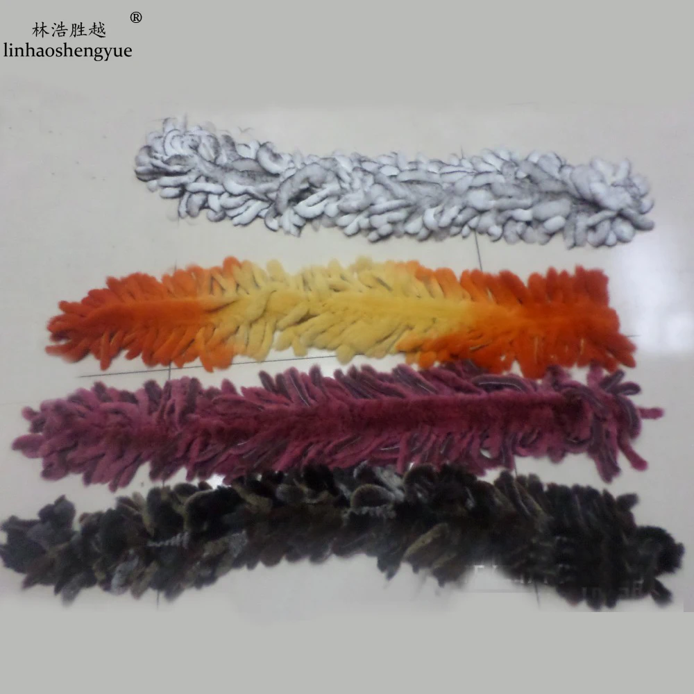 Linhaoshengyue воротник из натурального кроличьего меха|collar chart|collar furcollar gps |