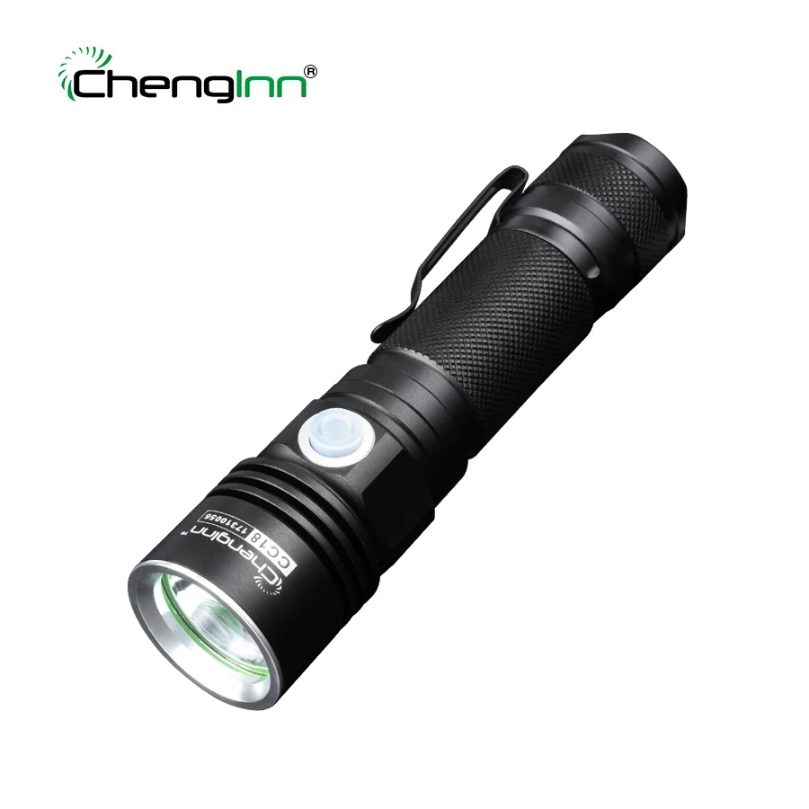 Chenglnn USB перезаряжаемые фонарик мини портативный 4 режима 500LM Cree XPE светодио дный