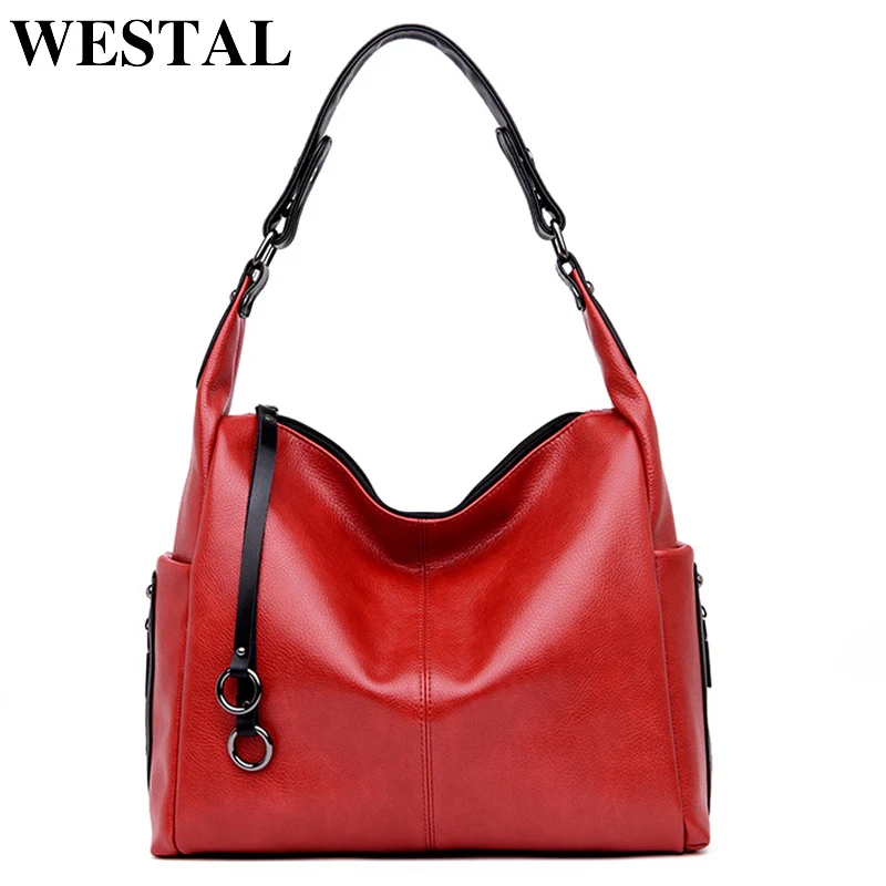 Большая сумка WESTAL цвета шампань для женщин дамская сумочка на плечо повседневные