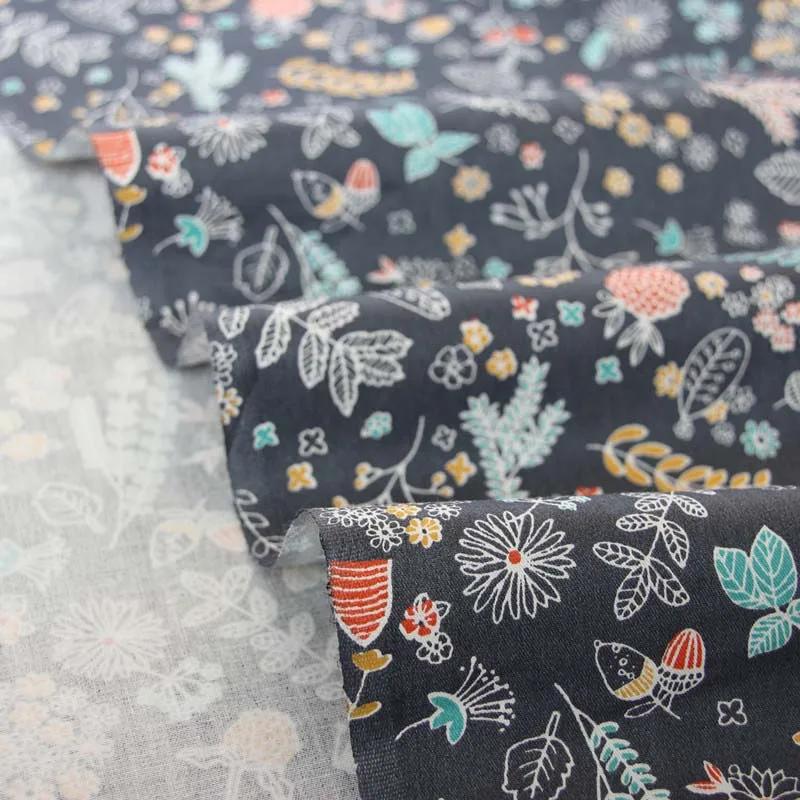 100% хлопок твил ткань сдержанной темно серое Белое Круглое подошве с мелким