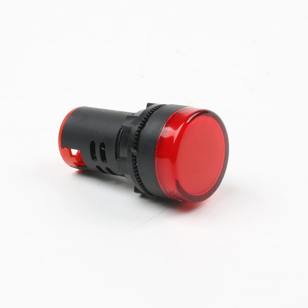 AD16-22 Красный 12 V 220 24 110 светодиодный Мощность индикатор сигнала 22 мм Размер