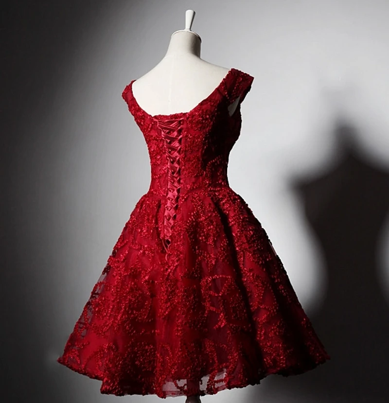 Красные Короткие коктейльные платья для вечеринки 8 класс выпускные
