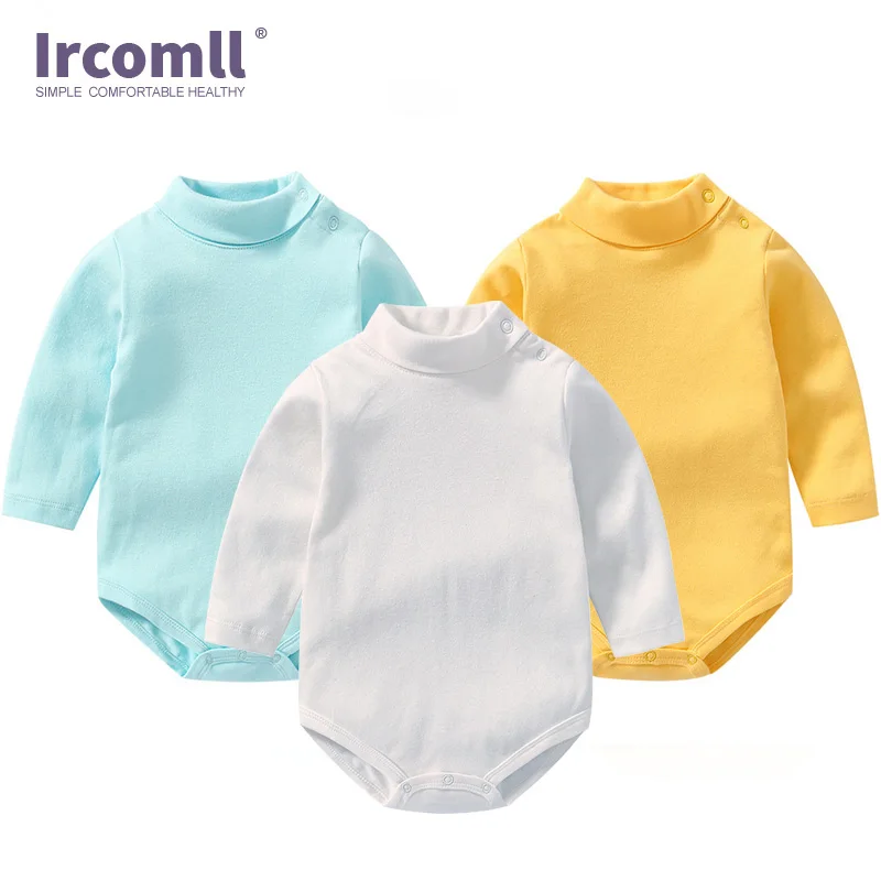 style 3 Ircomll/Одежда для новорожденных; хлопковый комбинезон с длинными рукавами для маленьких девочек и мальчиков; roupas infantil; 1 предмет - Цвет: style 3