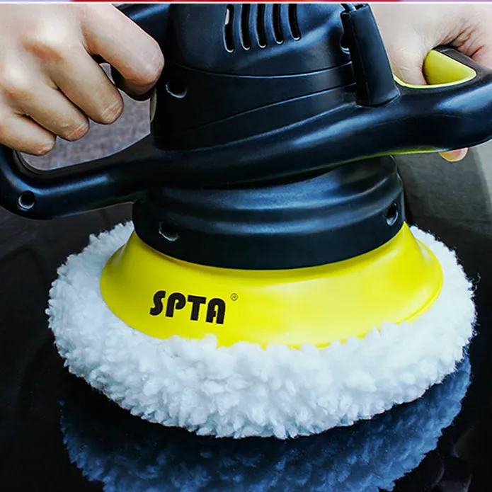 SPTA 9 10 Inch Car Polisher Pad Bonnet Polishing Buffing Waxing Pad Cover Case For Car Polisher Waxer Bonnet Auto Polish Machine