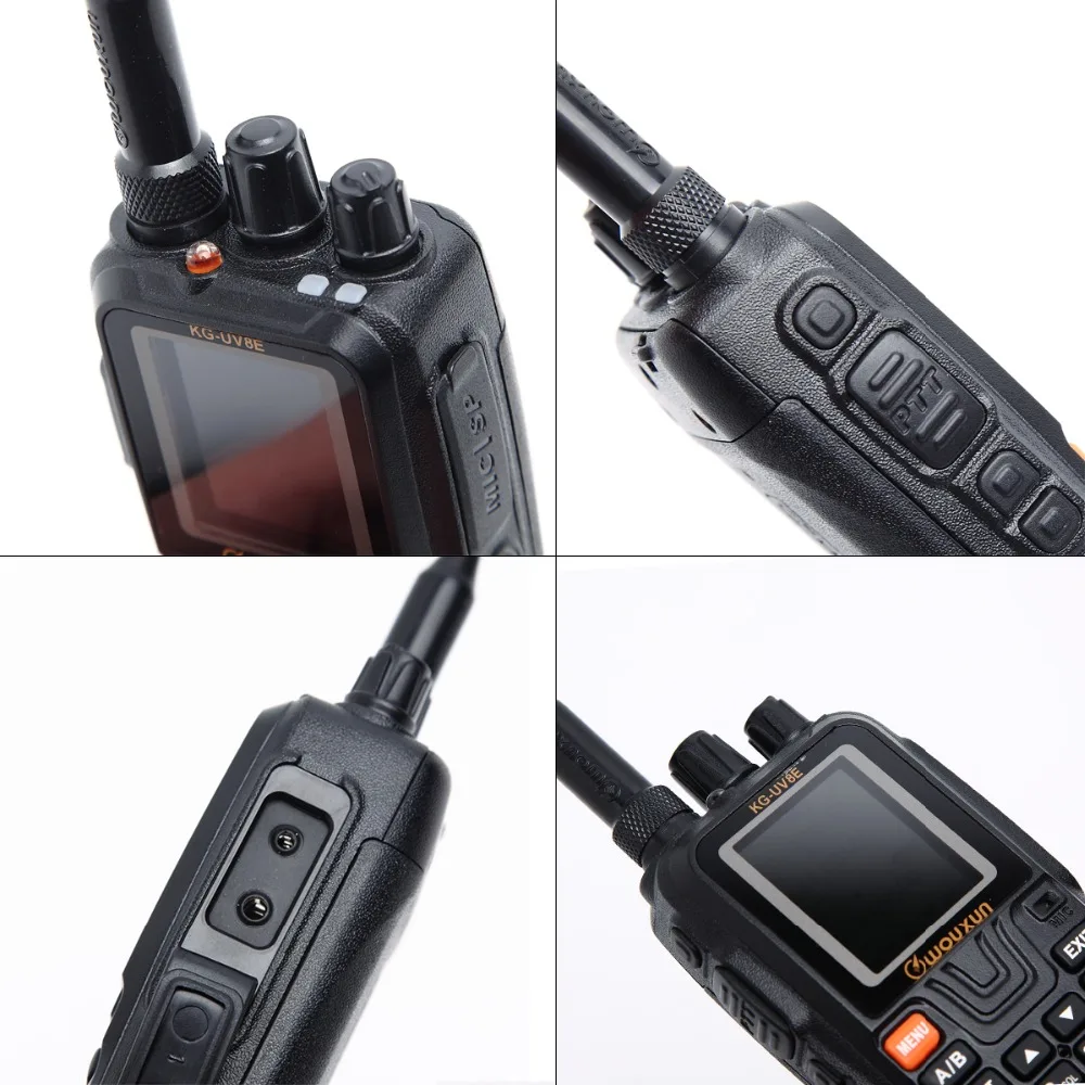 Wouxun KG-UV8E трехдиапазонное иди и болтай Walkie Talkie “иди 220-260 МГц ремешки крест-накрест
