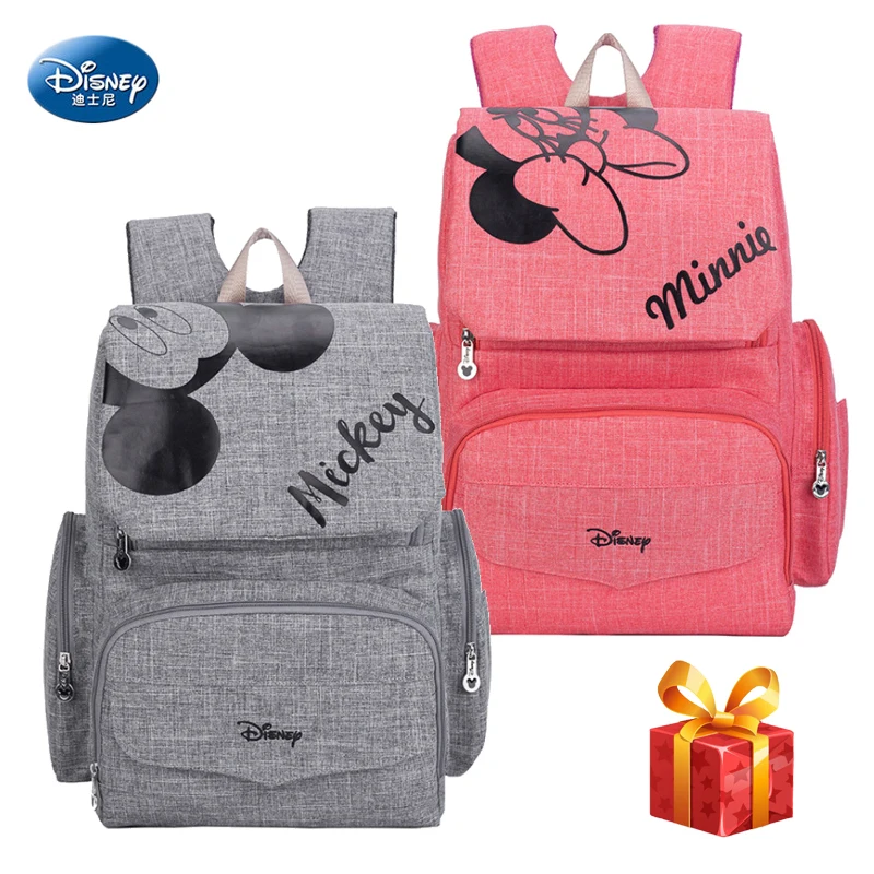 Disney Mummy Diaper Bag Maternity Nappy Nursing Bag for Baby Care Travel Backpack Disney Mickey Minnie Bags Handbag ZT001