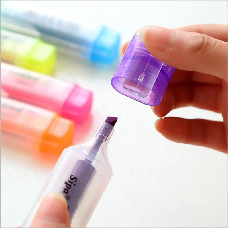 7 шт. креативный маркер-карандаш ярких цветов для акварели художественные