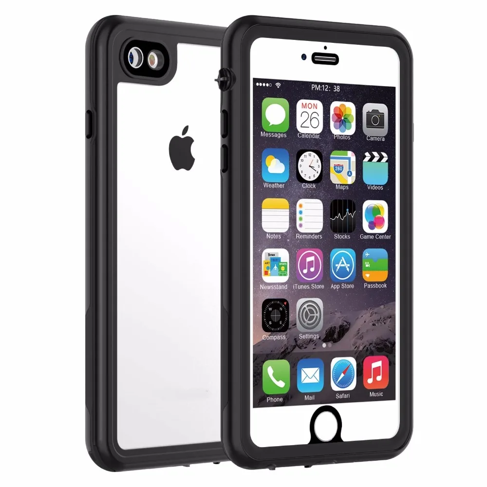 

For iPhone 7 8 Waterproof case life water Shock Dirt Snow Proof Protection for iPhone 7 8 Plus case With Touch ID Case Cover