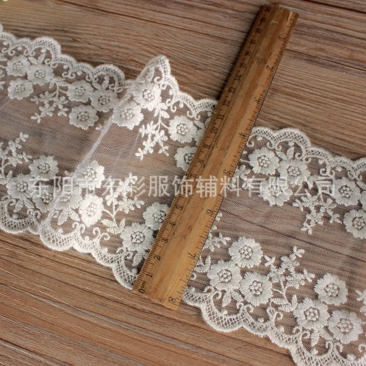 Meetee 5 ярдов/партия 12 см DIY галстук-бабочка головной убор кружевной тканевый с