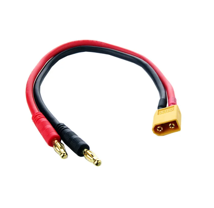 Зарядный кабель для Lipo 2 шт. 30 см 12 AWG силиконовый с Т-образной вилкой XT30/XT60/XT90 FPV RC