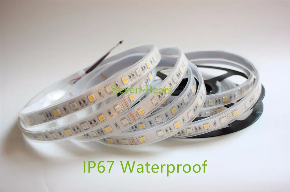 DC24V RGBW Светодиодная лента 5050 SMD 12 мм PCB 5 м 60 светодиодов/м гибкая полоса освещение