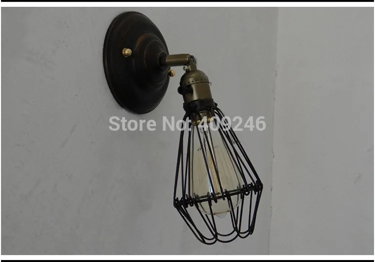 Промышленный Винтажный стиль лофт промышленный складной светильник настенный