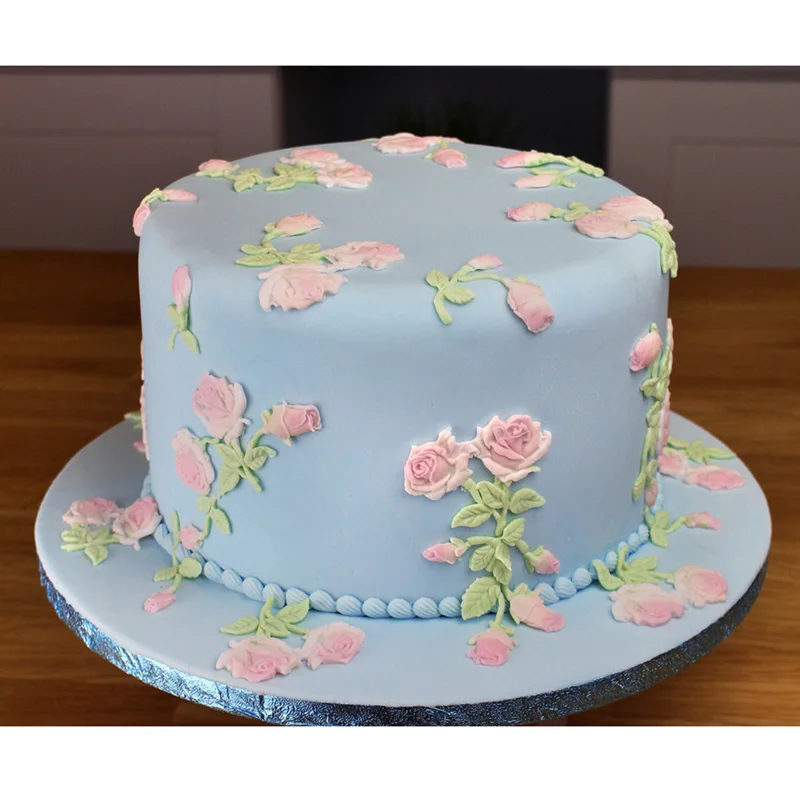 Горячая продажа белые силиконовые формы 3D шоколадные Свадебные украшения торта