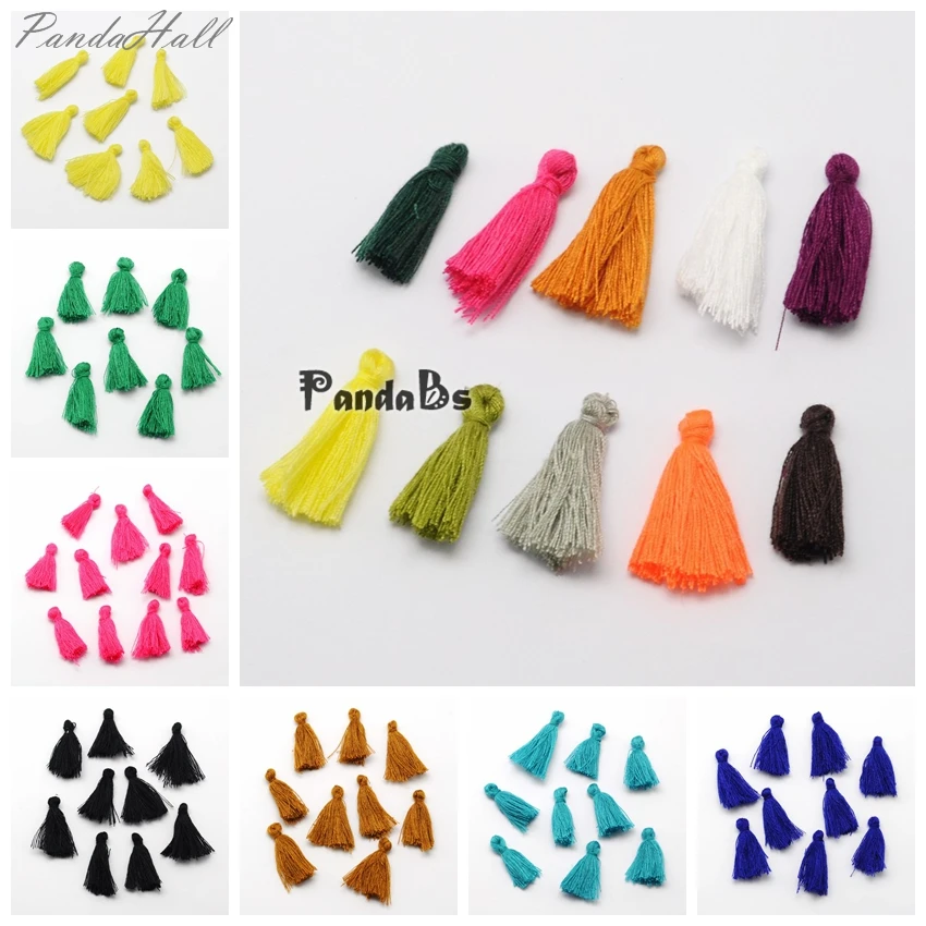 Хлопковая нить кисточки Висячие Подвески украшения для ожерелья серьги