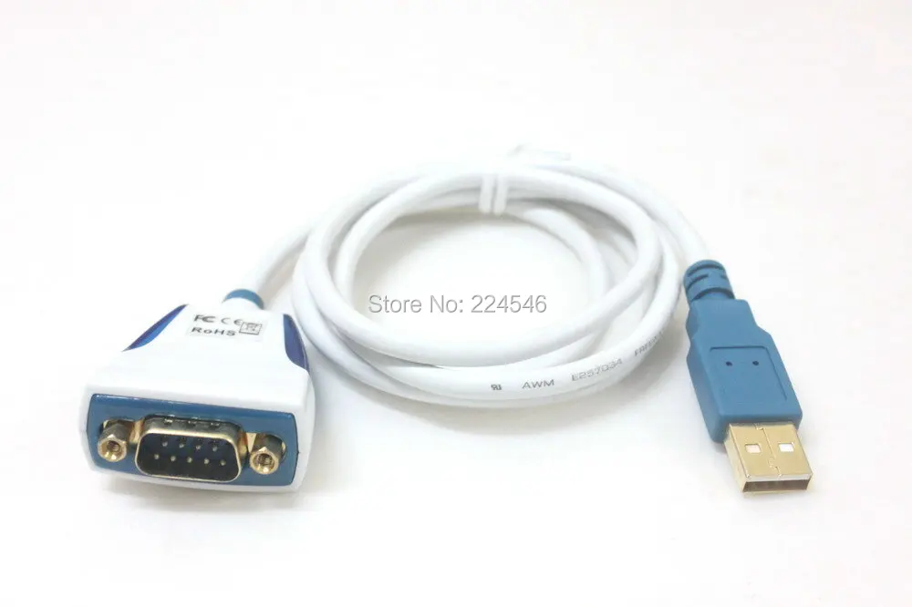 Высокопроизводительный USB к порту RS232 Com женский с чипом FTDI FT232R USB к RS232 конвертер US232R-100-BULK DB9 Мужской 1 м