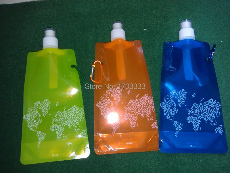 Складная складная бутылка для воды 450 мл форма тыквы | Дом и сад